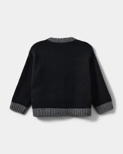 LAUSSK CARDIGAN - Navy Blue