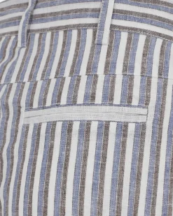 LeahSW Trousers - Blue striped