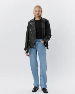 LEMOSW LEATHER JACKET - Black