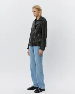 LEMOSW LEATHER JACKET - Black