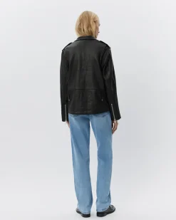LEMOSW LEATHER JACKET - Black
