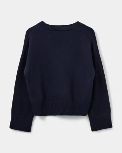 LEVASW CARDIGAN - Navy Blue