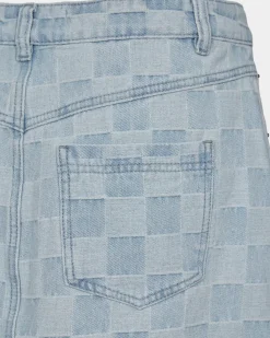 LILIASW SKIRT - Light denim blue