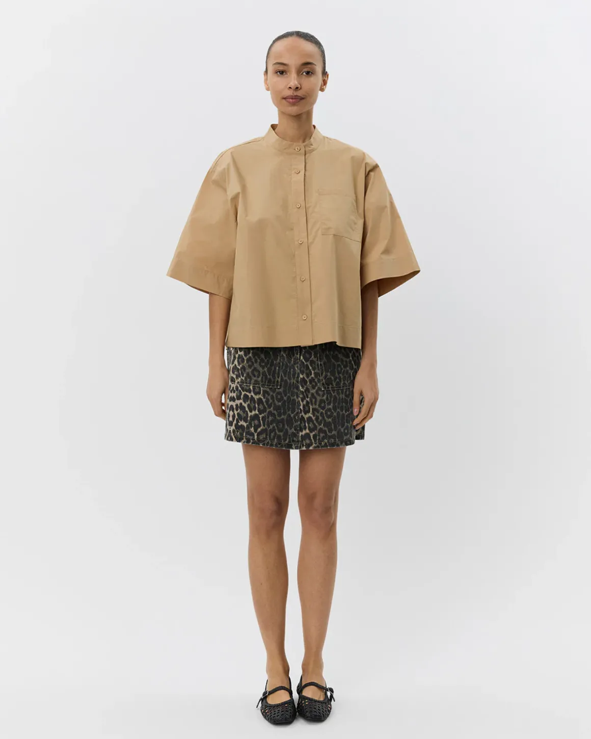 LILISW SHIRT - Camel
