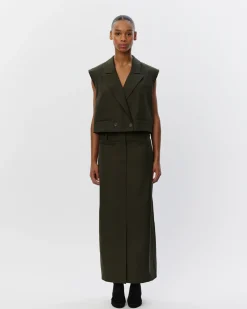 LINKASW VEST - olive