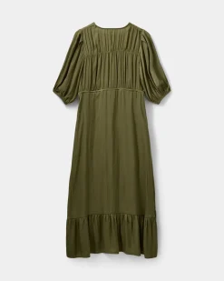 LIZETTESW DRESS - Olive Leaf