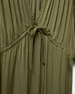 LIZETTESW DRESS - Olive Leaf