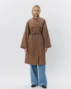 LIZZYSW COAT - Brown