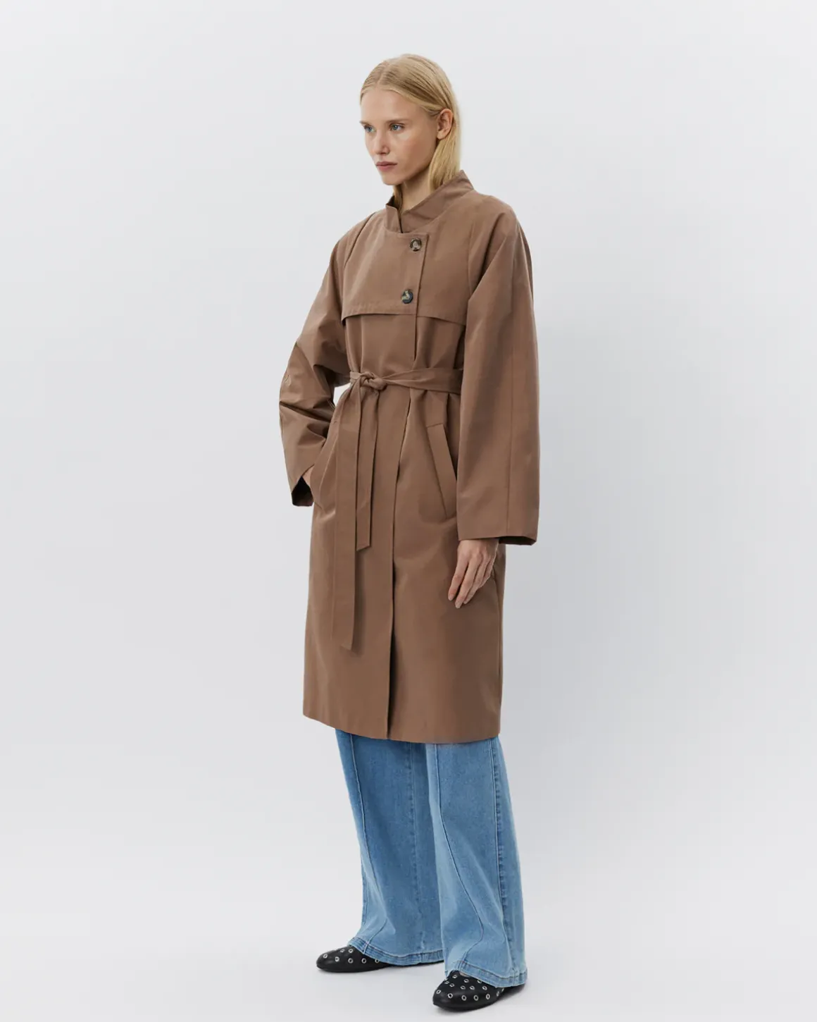 LIZZYSW COAT - Brown