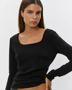 LOISSW BLOUSE - Black