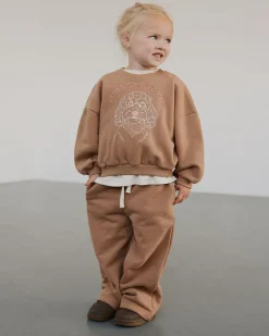 LOVASK SWEATPANTS - Cashew brown