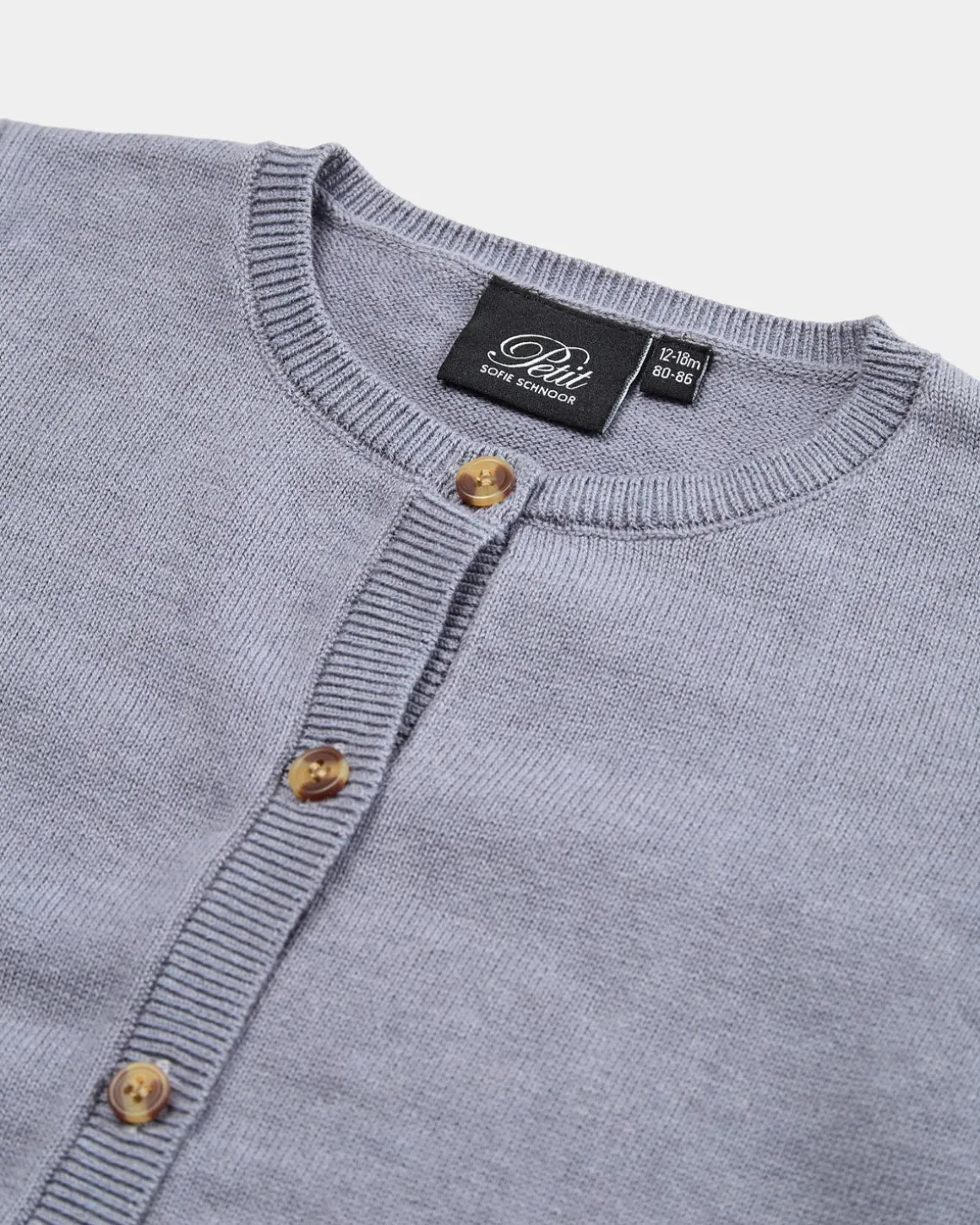 LOWASB CARDIGAN - Stone blue