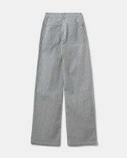 LUCCASW JEANS - Black striped