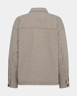 LYNNSW JACKET - Brown Striped