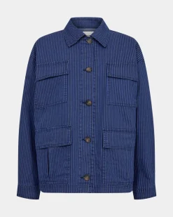 LYNNSW JACKET - Cobalt Striped