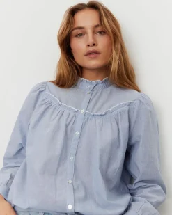 MAALISW SHIRT - Blue striped