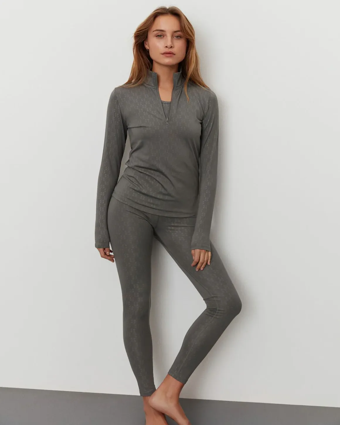 MALLORYSW T-SHIRT LONG SLEEVE - Charcoal Grey