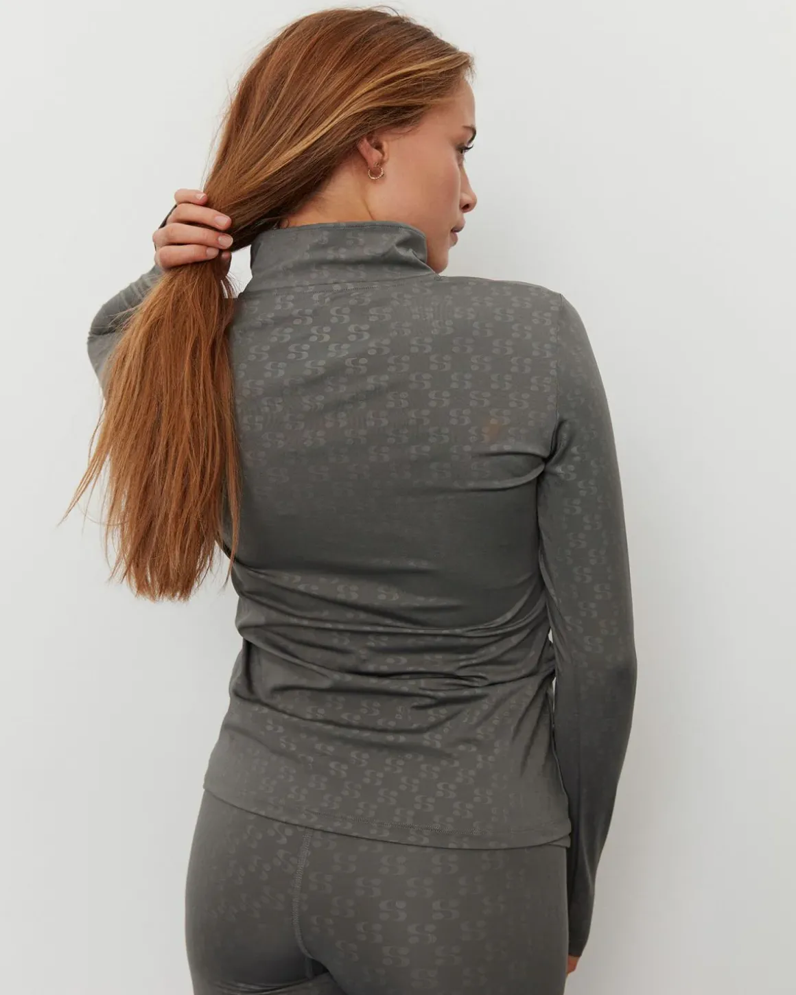 MALLORYSW T-SHIRT LONG SLEEVE - Charcoal Grey