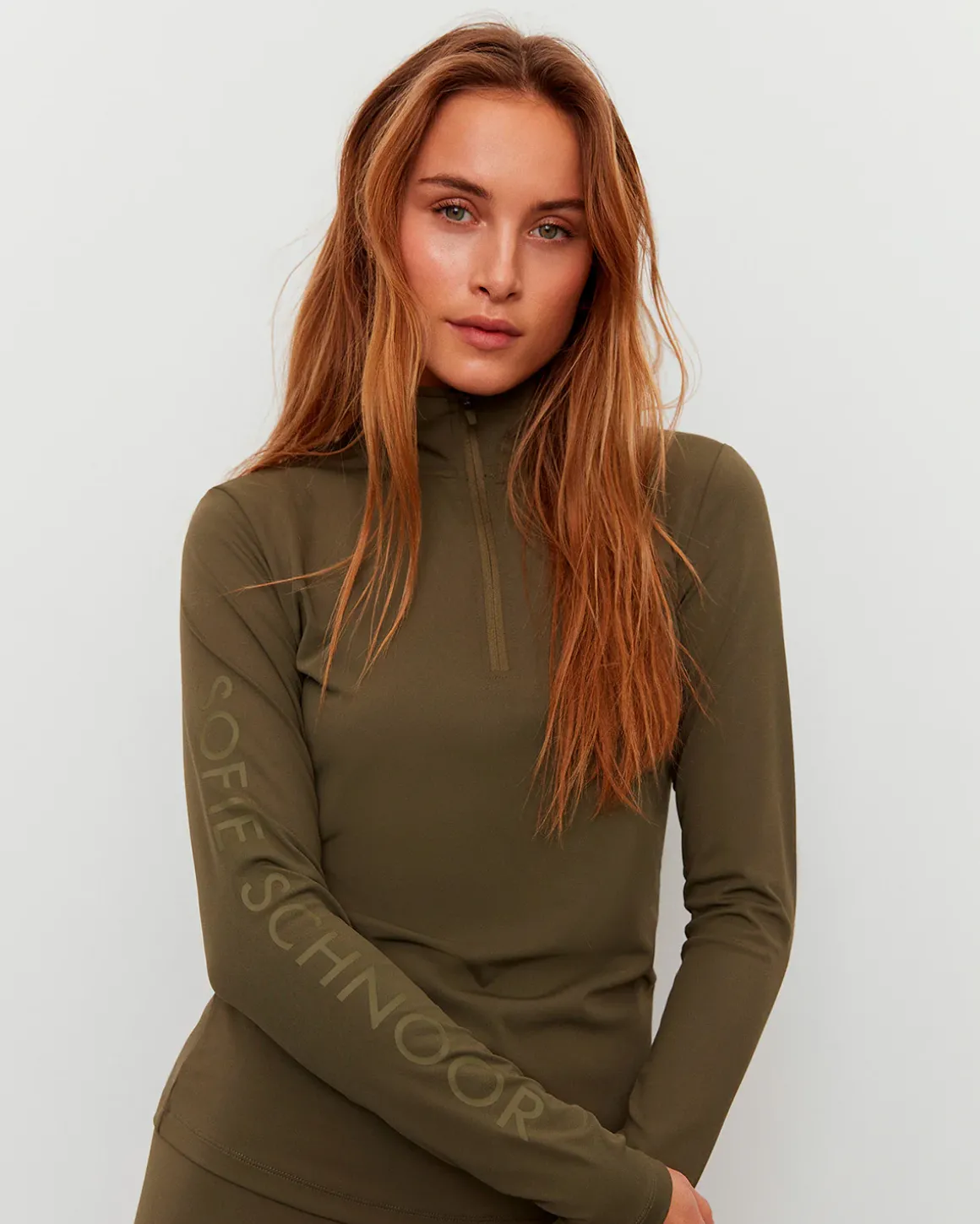 MALLORYSW T-SHIRT LONG SLEEVE - Army Green