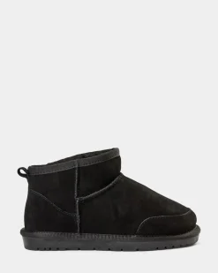 MARTHASW TEDDY BOOT - Black