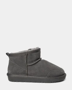 MARTHASW TEDDY BOOT - Dark grey