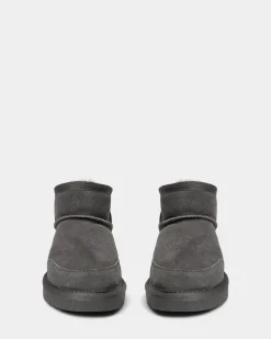 MARTHASW TEDDY BOOT - Dark grey