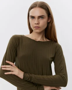 MATTIESW T-SHIRT LONG SLEEVE - Olive