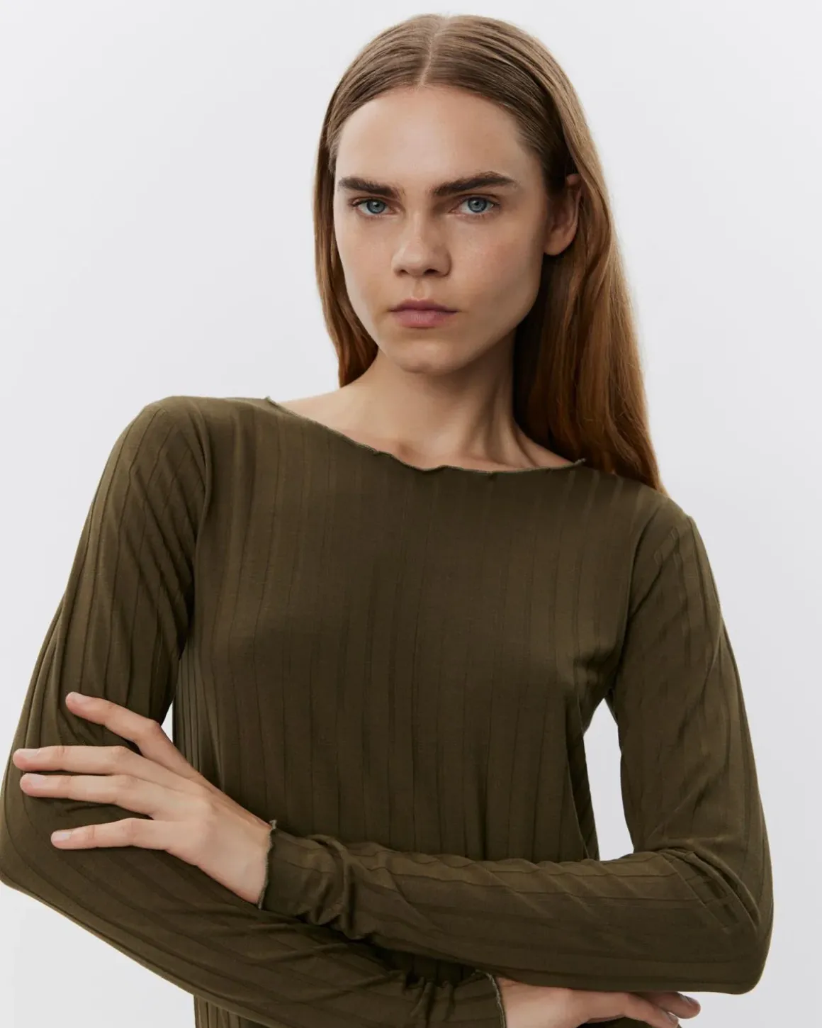 MATTIESW T-SHIRT LONG SLEEVE - Olive
