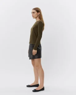 MATTIESW T-SHIRT LONG SLEEVE - Olive