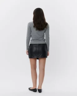 MATTIESW T-SHIRT LONG SLEEVE - Grey melange