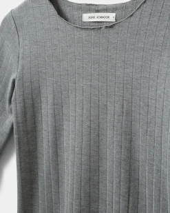 MATTIESW T-SHIRT LONG SLEEVE - Grey melange