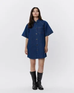 MAYSW SHIRT - Dark denim blue