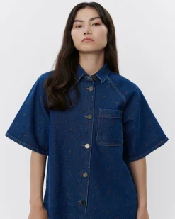 MAYSW SHIRT - Dark denim blue