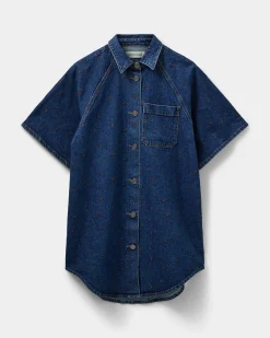 MAYSW SHIRT - Dark denim blue