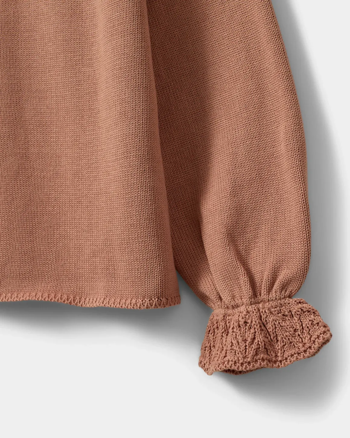 MEGANSK KNIT - Rosy brown