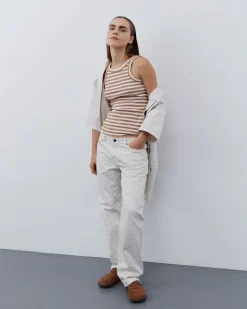 MELIKASW JEANS - White Alyssum