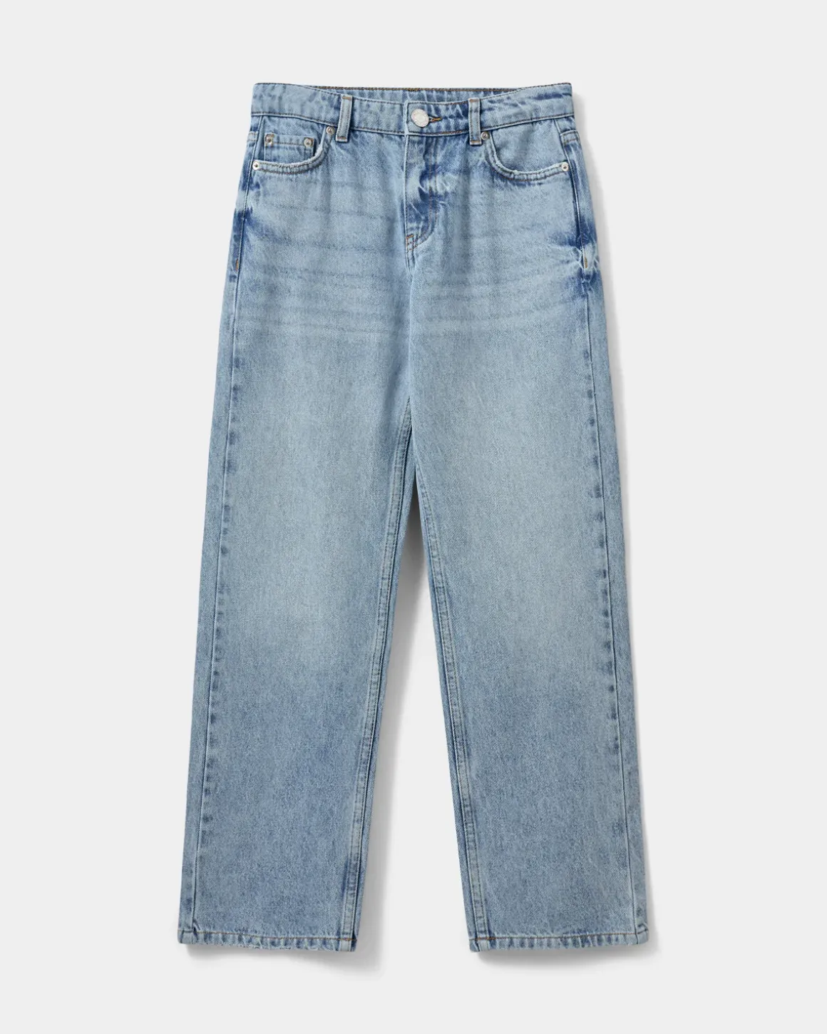 MELIKASY LOW WAIST TROUSERS - Denim blue