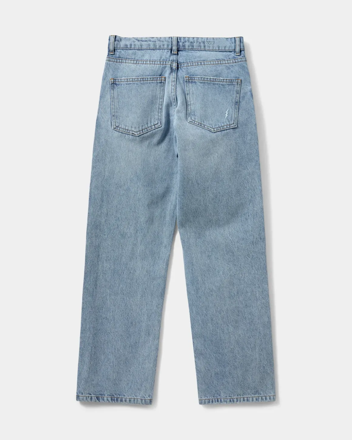 MELIKASY LOW WAIST TROUSERS - Denim blue