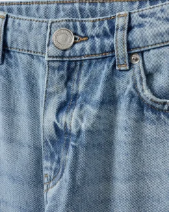 MELIKASY LOW WAIST TROUSERS - Denim blue