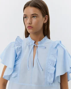 MERLYSW BLOUSE - Light blue