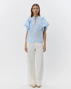 MERLYSW BLOUSE - Light blue
