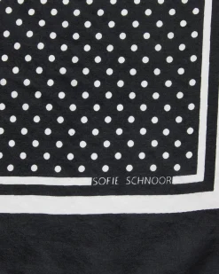 MIASW SCARF - Black Off white