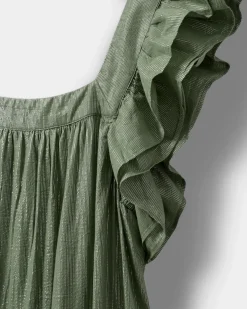 MORGOSW DRESS - Dusty Green