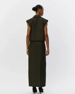 NADALIESW SKIRT - olive