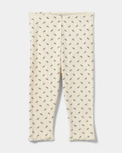 NALINESB LEGGINGS - Antique White