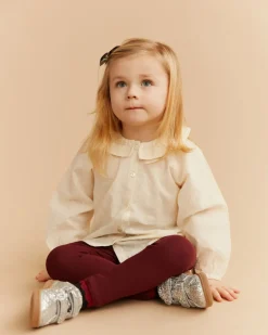 NALINESB LEGGINGS - Burgundy