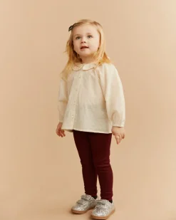 NALINESB LEGGINGS - Burgundy