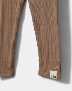 NALINESB LEGGINGS - Dark Sand