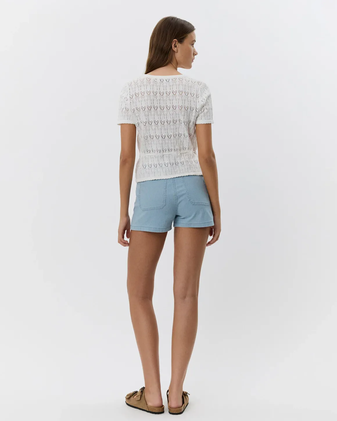 NAPLESSW SHORTS - Denim blue