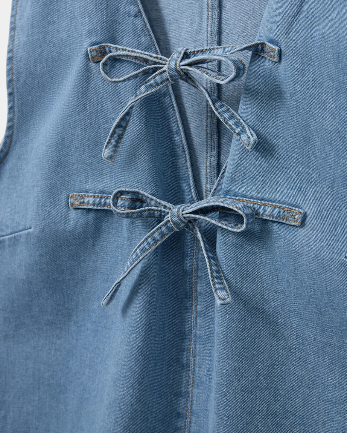 NELLESW TOP - Denim blue